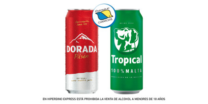 DORADA/TROPICAL BEER - CERVEZA PILSEN, 50CL