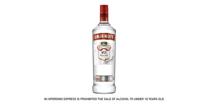 SMIRNOFF RED VODKA, BOT. 1L 