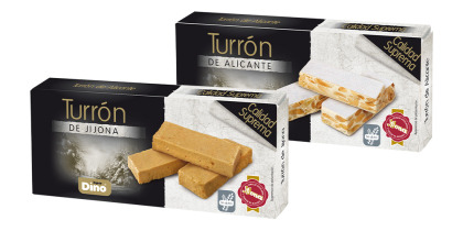 HIPERDINO TRADITIONAL CHRISTMAS SWEET - TURRÓN DE ALICANTE O DE JIJONA CALIDAD SUPREMA, 150 GR