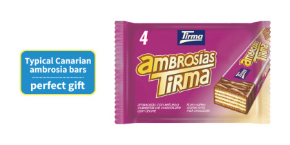 TIRMA TRADITIONAL AMBROSIA BARS-AMBROSÍAS TRADICIONALES , 4 UNITS/UDS.