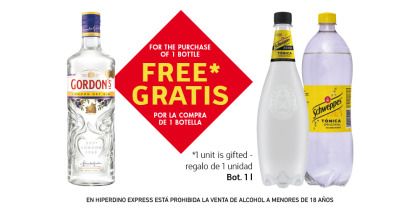 GORDON'S GIN-GINEBRA, BOT.1l
