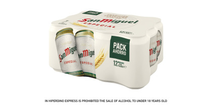 SAN MIGUEL BEER CERVEZA, PACK 12X33cl