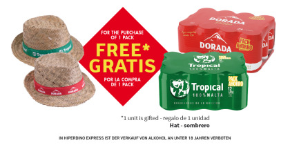 DORADA/TROPICAL BEER - CERVEZA PILSEN PACK AHORRO, PACK 12x33 cl