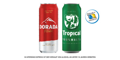 DORADA/TROPICAL BEER - CERVEZA PILSEN 50 cl