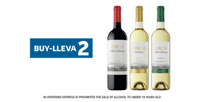 BACH WHITE OR RED WINE, BOT 75CL.