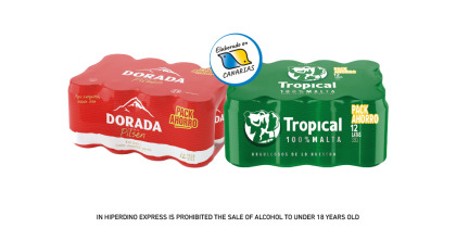 DORADA/TROPICAL BEER - CERVEZA PILSEN 12x33 cl
