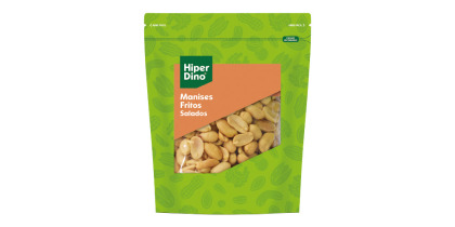 HIPERDINO SALTED FRIED PEANUTS, 250GR