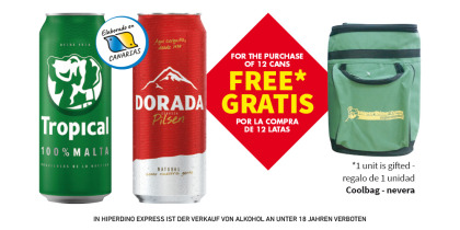 DORADA/TROPICAL BEER - CERVEZA PILSEN, 50CL